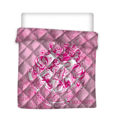 Javoli Harry Potter Hogwarts Pink steppelt ágytakaró, paplan 240x220cm lakástextília