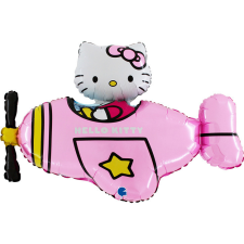 Javoli Hello Kitty Airplane Pink fólia lufi 76 cm party kellék
