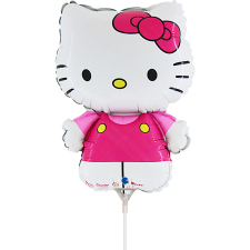 Javoli Hello Kitty Fuxia mini fólia lufi 35 cm (WP) party kellék
