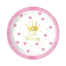 Javoli Hercegnők Little Princess papírtányér 8 db-os 20 cm FSC party kellék