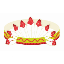 Javoli Indian Party, Indián fejpánt 3 db-os jelmez