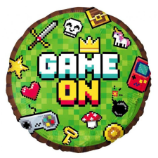 Javoli Játék Game On fólia lufi 45 cm party kellék