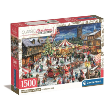 Javoli Karácsonyi Fair 1500 db-os puzzle Clementoni puzzle, kirakós