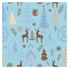Javoli Karácsonyi Hello Winter szalvéta 20 db-os 33x33 cm party kellék