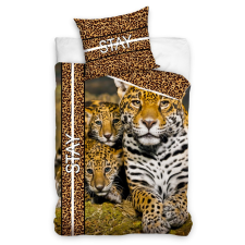 Javoli Leopárd Stay Wild ágyneműhuzat 140×200cm, 70×90 cm lakástextília