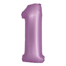 Javoli Levendula 1-es Lavender Mat szám fólia lufi 76 cm party kellék