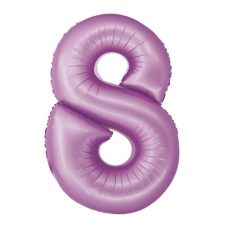 Javoli Levendula 8-as Lavender Mat szám fólia lufi 76 cm party kellék