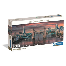 Javoli London Across the River 1000 db-os panorama Compact puzzle Clementoni puzzle, kirakós