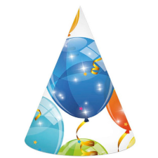 Javoli Lufis Sparkling parti kalap, csákó 6 db-os party kellék