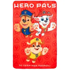 Javoli Mancs Őrjárat Hero Pals polár takaró 100x150cm babaágynemű, babapléd