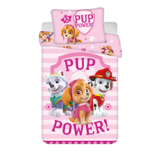 Javoli Mancs Őrjárat Pup Power gyerek ágyneműhuzat 100×135cm, 40×60 cm lakástextília