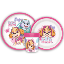 Javoli Mancs Őrjárat Sketch csúszásmentes étkészlet, micro műanyag szett babaétkészlet