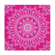 Javoli Mandala Fuchsia White szalvéta 20 db-os, 33x33 cm FSC party kellék