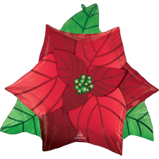 Javoli Mikulásvirág fólia lufi 66 cm party kellék