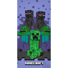 Javoli Minecraft Purple fürdőlepedő, strand törölköző 70x140cm lakástextília