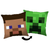Javoli Minecraft Steve Creeper párna, díszpárna 40*40 cm