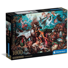 Javoli Művészet A Lázadó angyalok bukása Bruegel 1000 db-os Compact puzzle Clementoni puzzle, kirakós