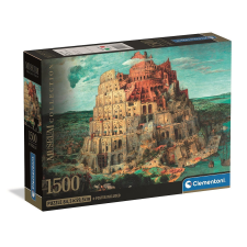 Javoli Művészet Babel Tower 1500 db-os Compact puzzle Clementoni puzzle, kirakós