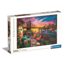 Javoli New York Balcony Sunset 3000 db-os puzzle Clementoni puzzle, kirakós