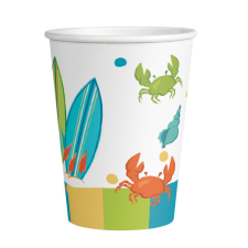 Javoli Nyár Surf Party papír pohár 8 db-os 250 ml party kellék