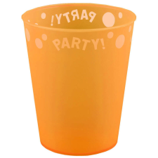 Javoli Orange, Narancssárga micro prémium műanyag pohár 250 ml babaétkészlet