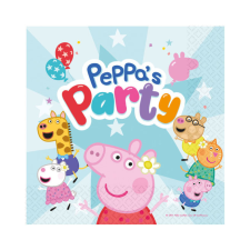 Javoli Peppa malac Celebration szalvéta 16 db-os 33x33 cm party kellék