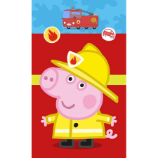 Javoli Peppa malac Fireman kéztörlő, arctörlő, törölköző 30x50 cm lakástextília