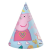 Javoli Peppa malac Messy Play parti kalap, csákó 6 db-os