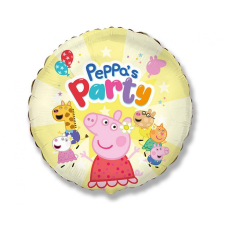 Javoli Peppa malac Yellow fólia lufi 48 cm (WP) party kellék