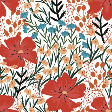 Javoli Pipacs Wild Flowers szalvéta 20 db-os 33x33 cm papírárú, csomagoló és tárolóeszköz