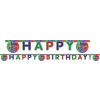 Javoli Pizsihősök Trio Happy Birthday felirat 200 cm