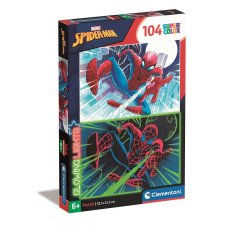 Javoli Pókember Shoot 104 db-os világítós puzzle Clementoni puzzle, kirakós