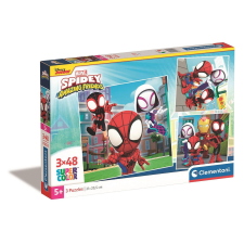 Javoli Pókember Spidey 3x48 db-os puzzle Clementoni puzzle, kirakós