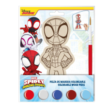 Javoli Pókember Spidey festhető fa figura kreatív és készségfejlesztő