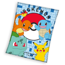 Javoli Pokémon Awesome flanel polár takaró 130x160cm lakástextília