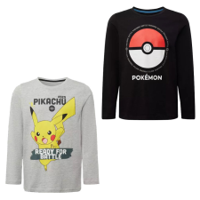 Javoli Pokémon Battle gyerek hosszú ujjú póló, felső 10-14 év gyerek póló