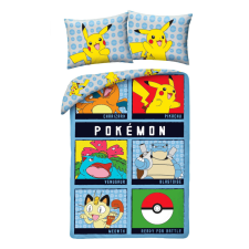 Javoli Pokémon Ready for Battle ágyneműhuzat 140×200cm, 70×90 cm lakástextília