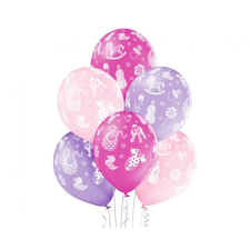 Javoli Rózsaszín Baby Girl léggömb, lufi 6 db-os 12 inch (30cm) party kellék