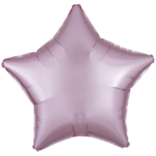 Javoli Silk Pastel Pink csillag fólia lufi 48 cm party kellék