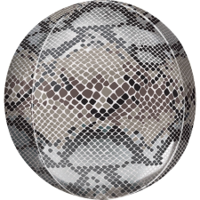 Javoli Snake Skin, Kígyó bőr Gömb fólia lufi 40 cm party kellék