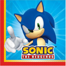Javoli Sonic a sündisznó Sega szalvéta 20 db-os 33x33 cm FSC party kellék