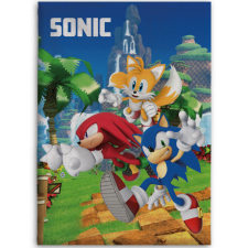 Javoli Sonic a sündisznó Speedy Dreams polár takaró 100x140cm lakástextília