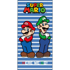 Javoli Super Mario Here We Go fürdőlepedő, strand törölköző 70x140cm lakástextília