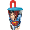 Javoli Superman Szívószálas pohár 430 ml