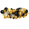 Javoli Színes Black Gold léggömb, lufi girland 66 db-os szett