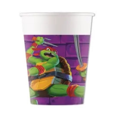 Javoli Tini Nindzsa Teknőcök Purple papír pohár 8 db-os 200 ml FSC party kellék