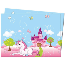 Javoli Unikornis Castle műanyag asztalterítő 120x180 cm party kellék