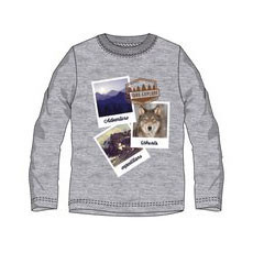 Javoli Ushuaia Pictures Szürke férfi otthoni póló S