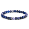 Javoli Victoria Kék gyöngyös férfi gumis karkötő
