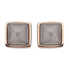 Javoli Victoria Rose gold színű barna köves fülbevaló fülbevaló